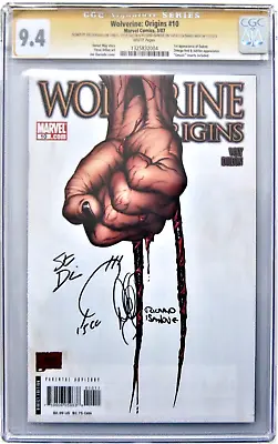 Buy CGC SS - Wolverine -Origins 10 - 4 Signatures - Writer Artists • 975£
