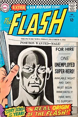Buy The Flash : #167 February  1967 • 11.99£