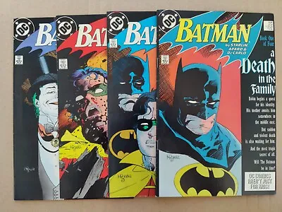 Buy Batman #426-429 Midgrade DC Comics 1988  A Death In The Family  FN To FN/VF (2) • 78.24£
