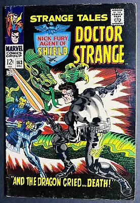 Buy Strange Tales #163 1st Appearance Clay Quartermain! Steranko! Marvel Comics 1967 • 26.38£