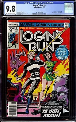 Buy Logan's Run #6...CGC 9.8 NM/M...First Thanos Solo Story • 159.86£