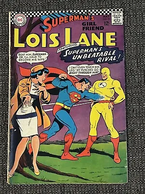 Buy SUPERMAN'S GIRLFRIEND LOIS LANE #74 1st Bizarro Flash  JLA Cameo  VG- • 11.19£