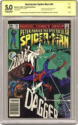 Buy Spectacular Spider-Man Peter Parker #64D CBCS 5.0 Newsstand SS 1982 • 143.22£