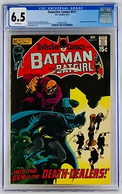 Buy Detective Comics #411 CGC 6.5 White Pages First Talia Al Ghul Appearance 1971 FN • 321.26£