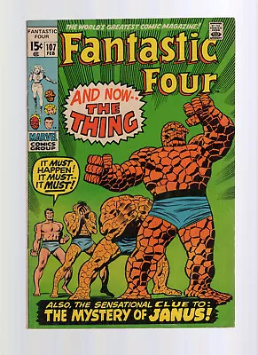 Buy Fantastic Four #107 - 1st Appearance Nega-Man - Mid Grade • 15.80£