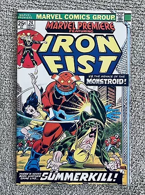 Buy MARVEL PREMIERE: Featuring IRON FIST #24, (1975), Bronze Age, NM, 9.6-9.8 • 31.17£