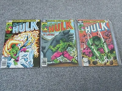 Buy The Incredible Hulk Vol 1 # 243,244,245 • 15£