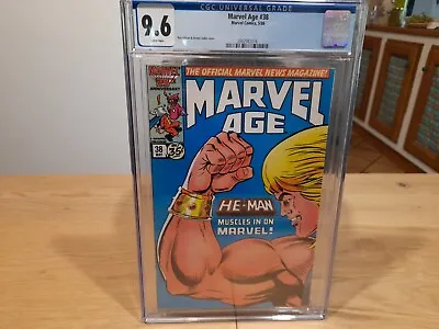 Buy Marvel Age # 38, Marvel 5/1986, CGC 9.6, He-Man Feature, Second Highest Grade • 17.02£