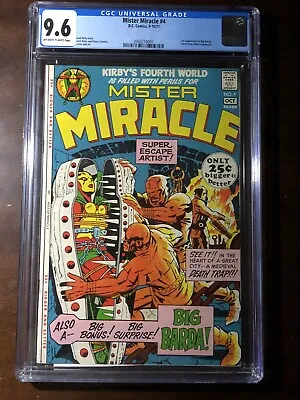 Buy Mister Miracle #4 (1971) - 1st Big Barda! - CGC 9.6! - Key!! • 600.46£