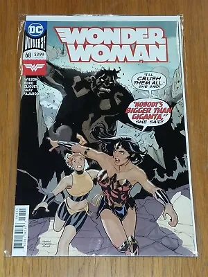Buy Wonder Woman #68 Nm+ (9.6 Or Better) June 2019 Dc Universe Comics • 4.99£
