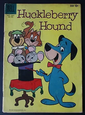 Buy Four Color #990 HUCKLEBERRY HOUND #1 1st Yogi Bear Pixie Dixie Mr Jinks GD 2.0 • 94.08£