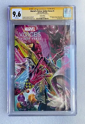 Buy Marvels Voices Spider-verse #1 Cgc Ss 9.6 Signed Giang Variant 2023 1st Apps+cov • 149.99£