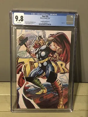 Buy Thor #25 (Marvel 2022) J. Scott Campbell Retro Variant - CGC 9.8 - Limited 1:200 • 134.40£