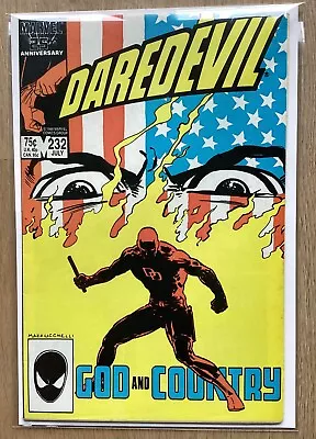 Buy Daredevil 232 - 1st Appearance Nuke - 1st Print Marvel 1986 VF Key Hot Series VF • 21.95£