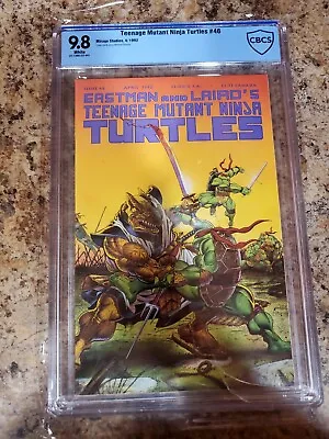 Buy Teenage Mutant Ninja Turtles #46 Cbcs 9.8 Mirage Tmnt Graded Beautiful Chote • 322.89£