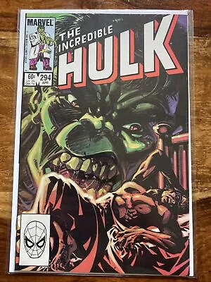Buy Incredible Hulk 294. 1984. 1st Appearance Of Max Stryker. Copper Age Issue. FN+ • 1.99£