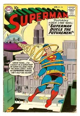 Buy Superman #128 5.0 // 1st Appearance Of The Future Men 1959 Dc Comics • 132.99£