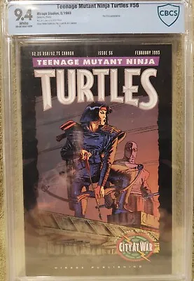 Buy Teenage Mutant Ninja Turtles #56 CBCS 9.4 Wp 1993 Free Shipping • 79.03£