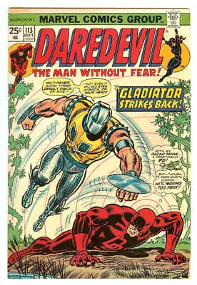 Buy Daredevil #113 5.5 // 1st Cameo Appearance Of Death-stalker Marvel Comics 1974 • 24.79£