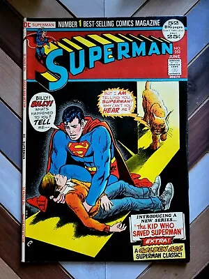 Buy SUPERMAN #253 VG+ (D.C. Comics, June 1972) Virgil Finlay Artwork • 8.42£