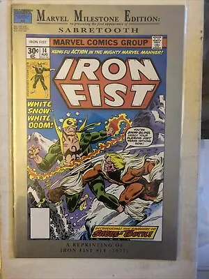 Buy Marvel Milestone Sabretooth Reprints Iron Fist #14 1st App Sabretooth High Grade • 7.18£
