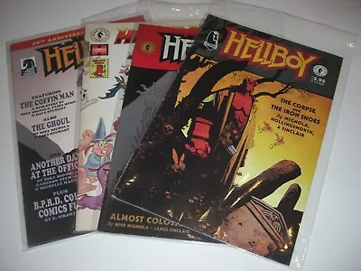 Buy Hellboy X 4 Comics, Corpse, Autopsy, Coffin Man, Halloween Special, Average Cond • 5£
