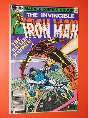 Buy IRON MAN # 156 - VG- 3.5 - 1982 NEWSSTAND - 1st APP NEW MAULER - MILGROM, LAYTON • 2.58£