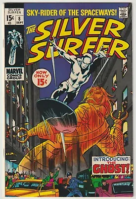 Buy Silver Surfer #8  1st App Of Ghost.  (Marvel Comics 1969)    NM- • 345£