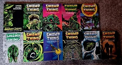 Buy Alan Moore's, Swamp Thing Graphic Novel Collection 1-11 • 100£