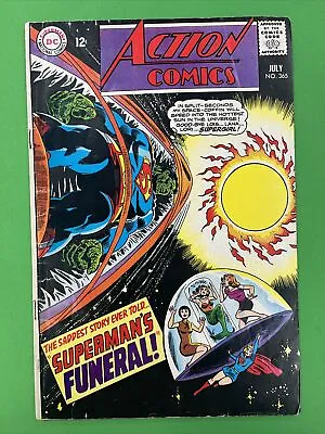Buy DC Comics Action Comics No. 365 JUL 1968 Comic Book • 11.69£