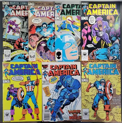 Buy (7) Captain America #277 278 309 315 317 318 319 Lot Run Marvel Comics 1983 • 15.95£