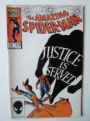 Buy Marvel Comics Amazing Spider-man #278 1986 Nice Mid Grade • 7£