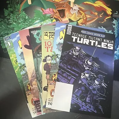 Buy Free Comic Book Day Fcbd 2022 Bundle X7 Comics Teenage Mutant Ninja Turtles • 10£