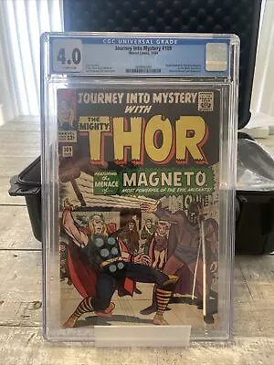 Buy Journey Into Mystery 109 CGC 4.0 - 1964 -Magneto, Scarlet Witch, Quicksilver App • 134.40£