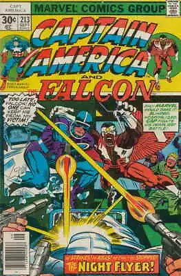 Buy Captain America (1st Series) #213 FN; Marvel | Jack Kirby - Falcon - We Combine • 7.98£