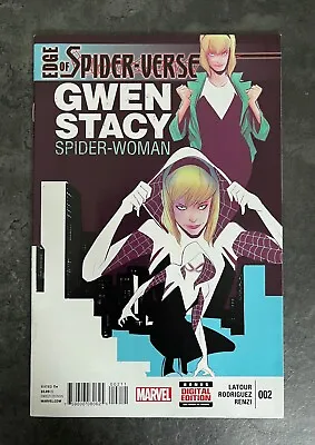 Buy Edge Of Spider-verse #2 (2014) First Print, First Appearance Of Spider Gwen • 300£