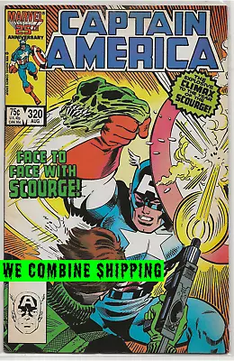 Buy Captain America #320 1986 Marvel Comics: Death Of Scourge; Paul Neary Cover • 2.31£