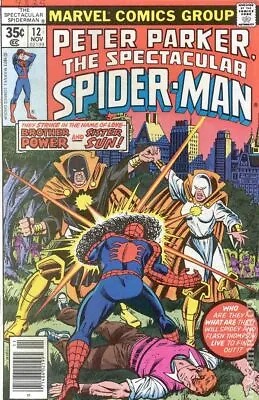 Buy Spectacular Spider-Man Peter Parker #12 VG 1977 Stock Image Low Grade • 3£