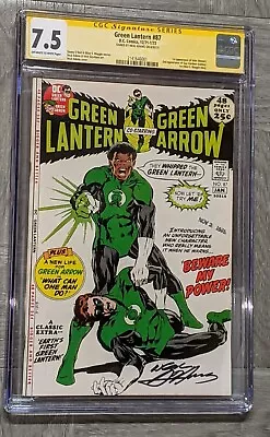 Buy Green Lantern #87 CGC 7.5 DC 71 NEAL ADAMS Signature Series DC 1st John Stewart • 482.09£