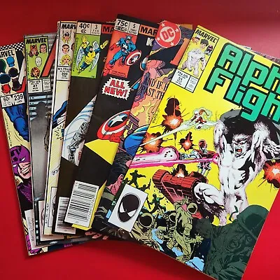 Buy Lot Of 7 Assorted Comic Books Alpha Flight #51, Batman #432, Captain America.. • 7.92£