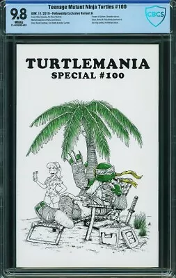 Buy Teenage Mutant Ninja Turtles #100 Fellowship Exclusive Variant A CBCS 9.8 White • 47.24£