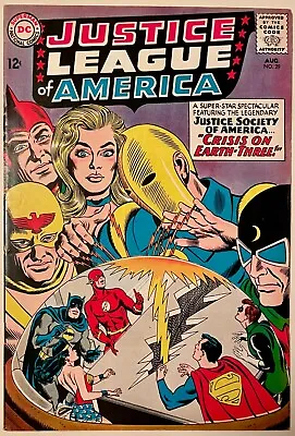 Buy Justice League Of America #29 - D.C. Comics, 8/64 -Crisis On Earth-Three!-F-Key! • 217.68£