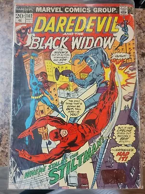 Buy Daredevil #102 (1973) 1st Chris Claremont Black Widow, Stilt-Man Appearance  • 10.31£
