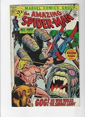 Buy Amazing Spider-Man #103 1st Appearance Of Gog 1963 Series Marvel • 27.81£
