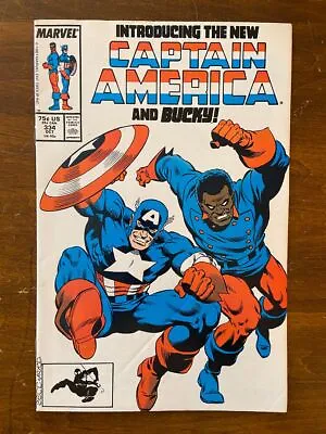Buy CAPTAIN AMERICA #334 (Marvel, 1968) F+ New Cap/Bucky • 8.04£