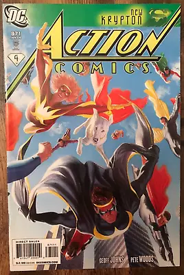 Buy Action Comics #871 Johns Supergirl Luthor New Krypton Alex Ross Cover NM/M 2009 • 3.15£