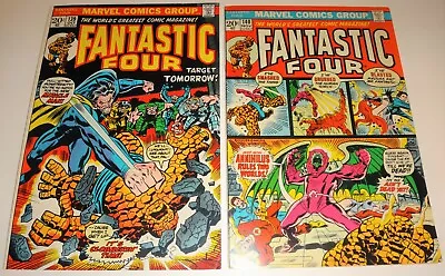 Buy Fantastic Four #139,140  Buscema Art 8.5/9.0 White Pages 1973 • 40.50£