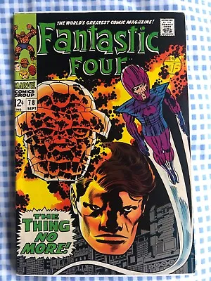 Buy The Fantastic Four 78 (1968) Vs The Wizard. Jack Kirby Art, Cents • 12.99£