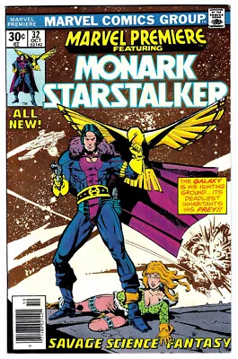 Buy Marvel Premiere MONARK STARSTALKER #32 A 1976 Marvel Comic  Cosmic Ghost Rider • 9.46£