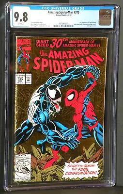 Buy Amazing Spider-Man #375 CGC 9.8 Holo-grafx Cover 1st Appearance Of Anne Weying. • 95.71£